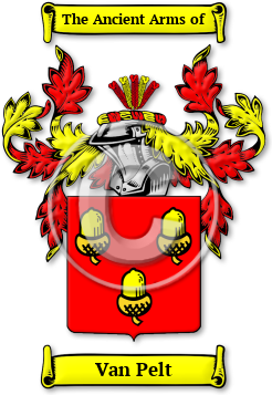 Van Pelt Family Crest Download (JPG) Legacy Series - 600 DPI